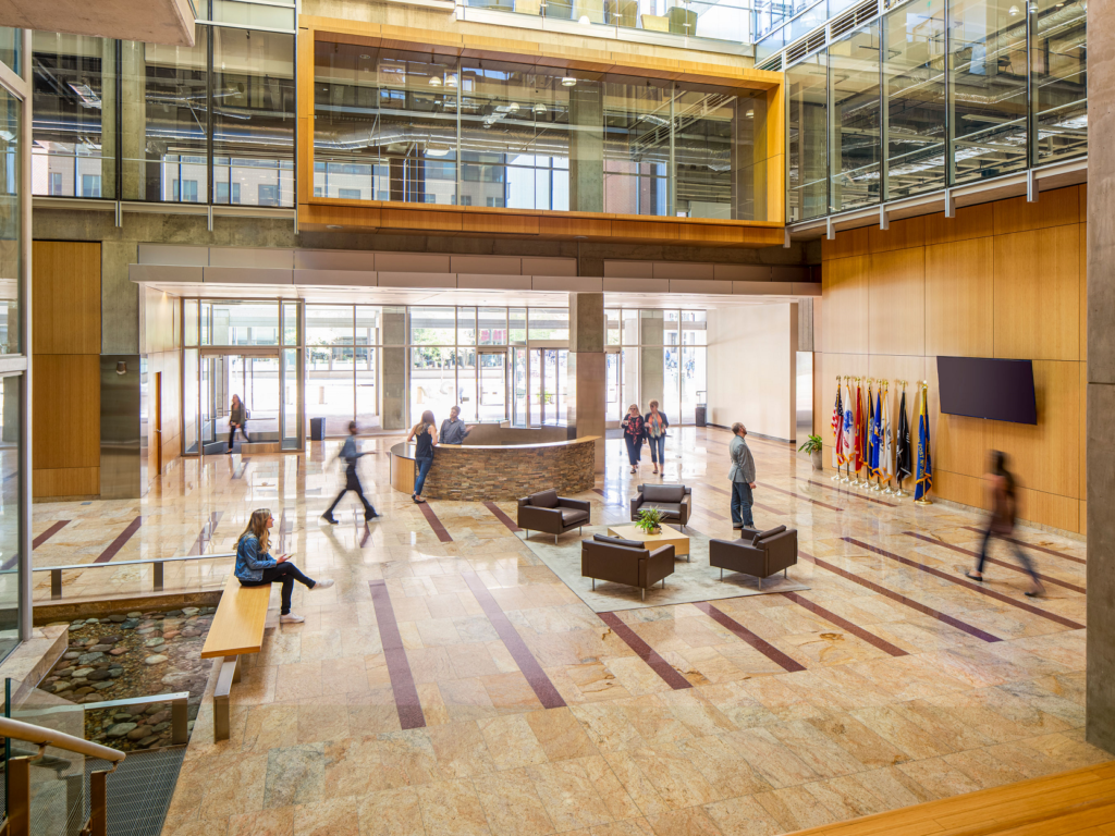 1595 Wynkoop Street Lobby Boots Construction